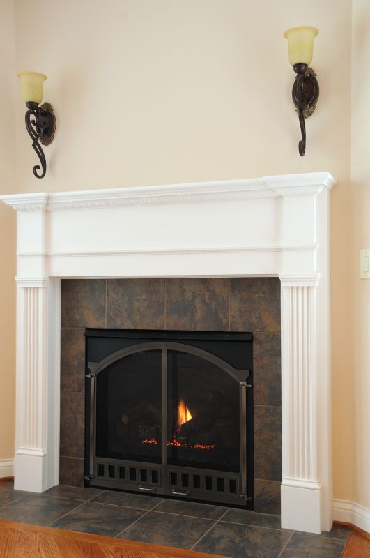 Traditional Fireplace Setup